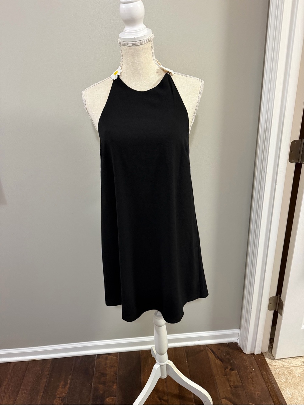 Judith March Peace Daisy Halter Tank Dress. Size M